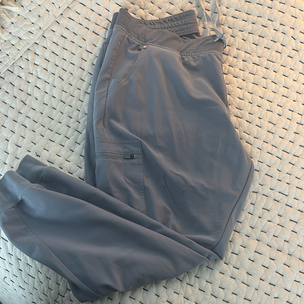 Figs Zamora Joggers in Vapor Blue Space Dye XXL